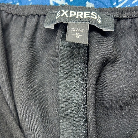 Sz M Express Black Spaghetti Strap Dress - Picture 6 of 7